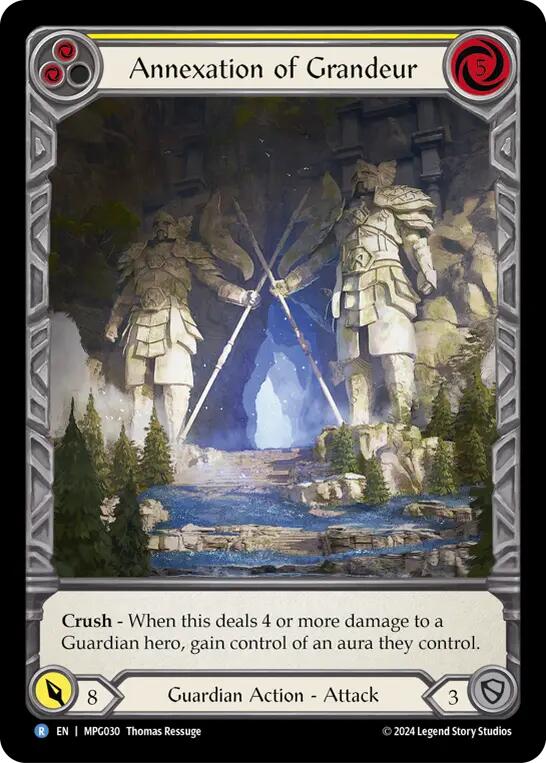 Annexation of Grandeur (Extended Art) [MPG030] (Mastery Pack Guardian)  Rainbow Foil | Chromatic Games