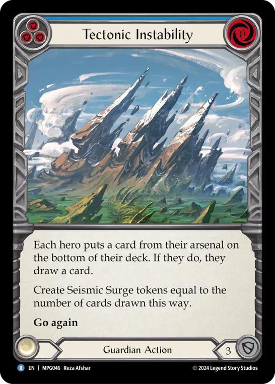 Tectonic Instability [MPG046] (Mastery Pack Guardian) | Chromatic Games