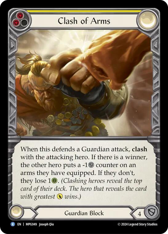 Clash of Arms [MPG049] (Mastery Pack Guardian)  Rainbow Foil | Chromatic Games