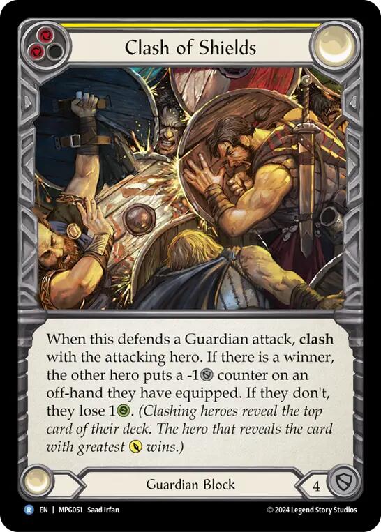 Clash of Shields [MPG051] (Mastery Pack Guardian) | Chromatic Games