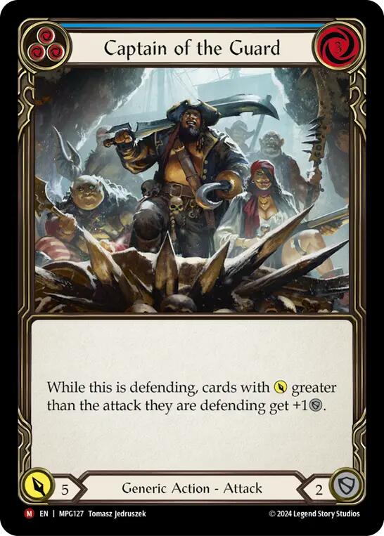 Captain of the Guard [MPG127] (Mastery Pack Guardian)  Rainbow Foil | Chromatic Games
