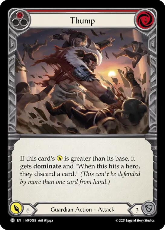 Thump (Red) [MPG085] (Mastery Pack Guardian) | Chromatic Games