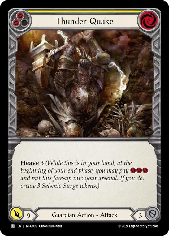 Thunder Quake (Yellow) [MPG089] (Mastery Pack Guardian) | Chromatic Games