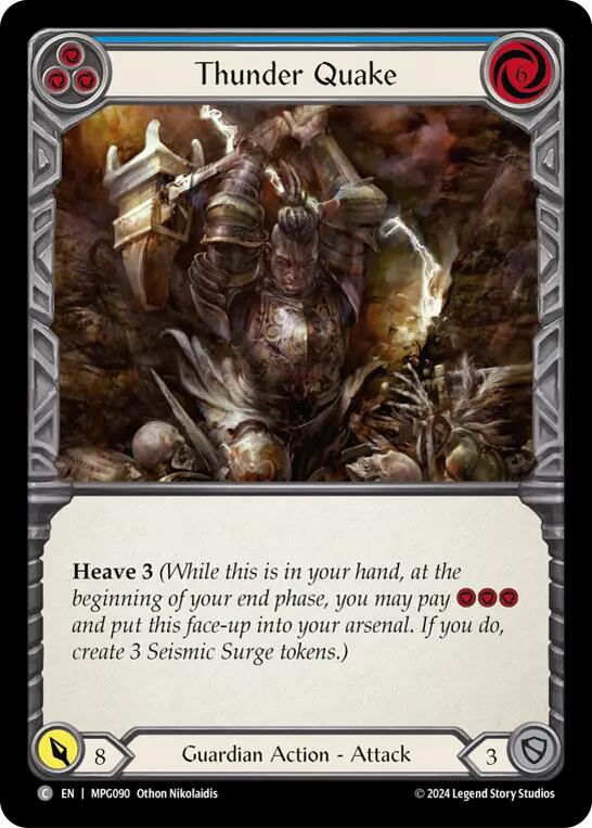 Thunder Quake (Blue) [MPG090] (Mastery Pack Guardian) | Chromatic Games