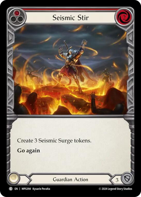 Seismic Stir (Red) [MPG094] (Mastery Pack Guardian) | Chromatic Games