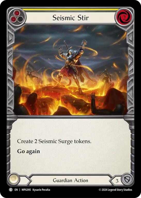 Seismic Stir (Yellow) [MPG095] (Mastery Pack Guardian) | Chromatic Games