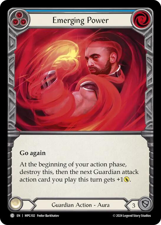 Emerging Power (Blue) [MPG102] (Mastery Pack Guardian) | Chromatic Games
