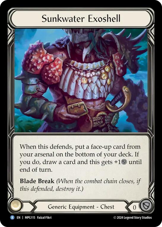 Sunkwater Exoshell [MPG115] (Mastery Pack Guardian)  Cold Foil | Chromatic Games