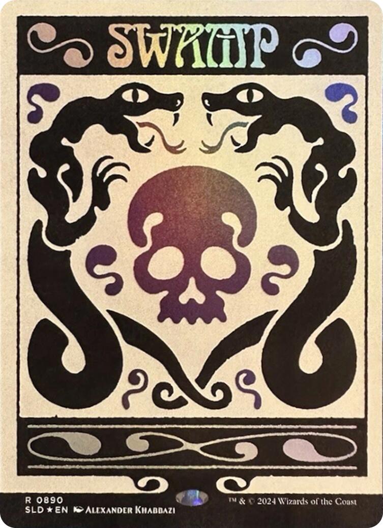 Swamp (0890) (Rainbow Foil) [Secret Lair Drop Series] | Chromatic Games
