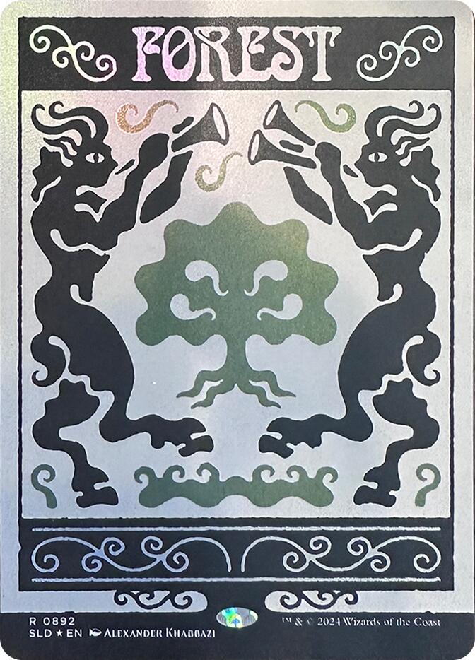 Forest (0892) (Rainbow Foil) [Secret Lair Drop Series] | Chromatic Games