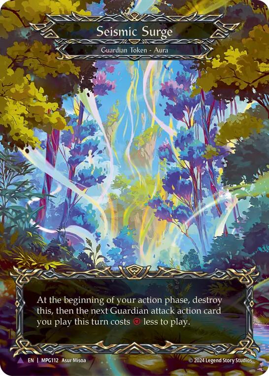 Seismic Surge (Forest) (Marvel) [MPG112] (Mastery Pack Guardian)  Cold Foil | Chromatic Games