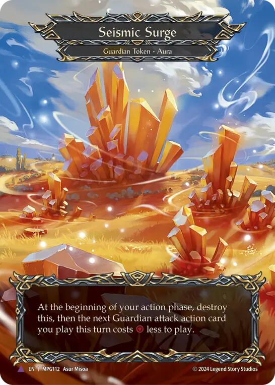 Seismic Surge (Crystal) (Marvel) [MPG112] (Mastery Pack Guardian)  Cold Foil | Chromatic Games