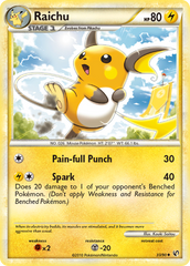 Raichu (33/90) [HeartGold & SoulSilver: Undaunted] | Chromatic Games