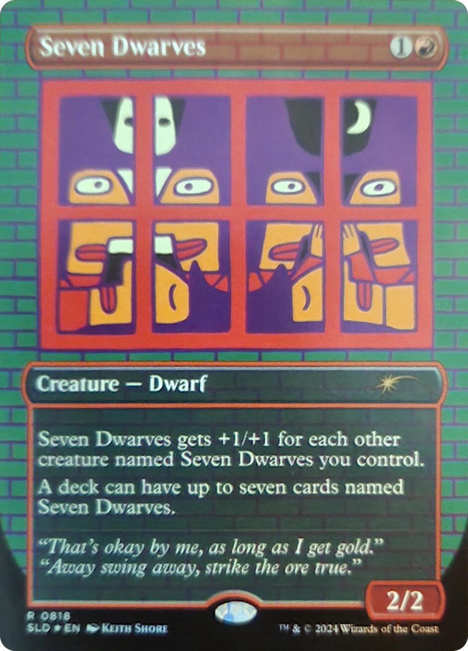 Seven Dwarves (0818) (Rainbow Foil) [Secret Lair Drop Series] | Chromatic Games