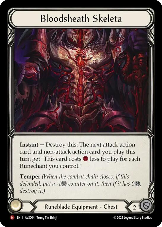 Bloodsheath Skeleta [AVS004] (Armory Deck: Legends Viserai) | Chromatic Games