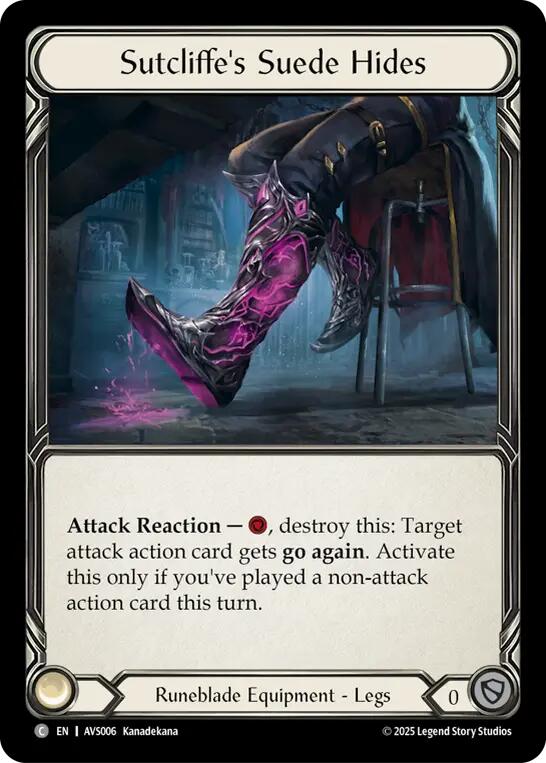 Sutcliffe's Suede Hides [AVS006] (Armory Deck: Legends Viserai) | Chromatic Games