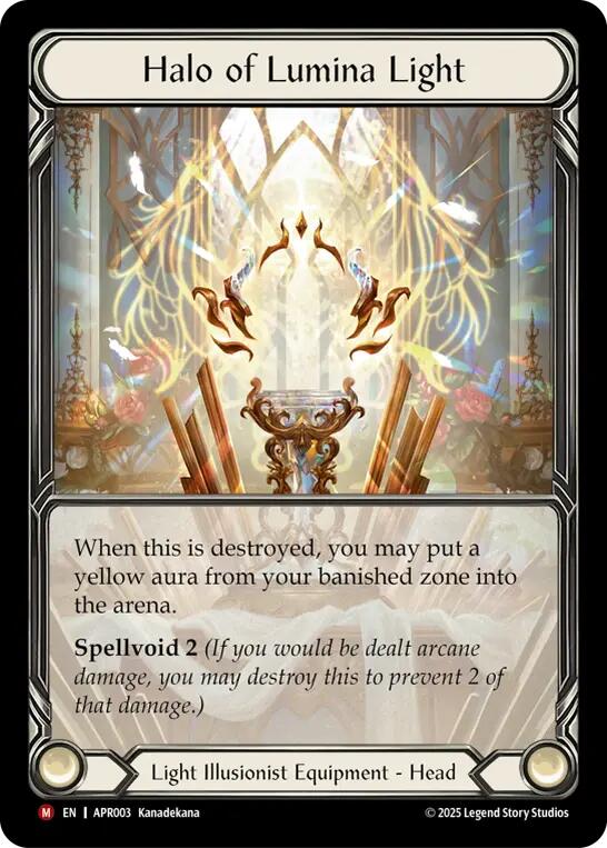Halo of Lumina Light [APR003] (Armory Deck: Legends Prism)  Cold Foil | Chromatic Games