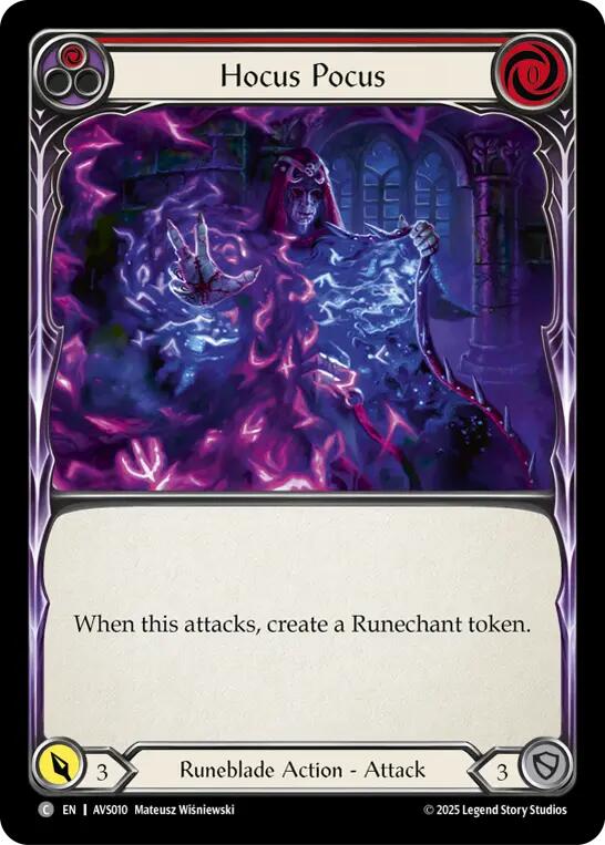 Hocus Pocus (Red) [AVS010] (Armory Deck: Legends Viserai) | Chromatic Games