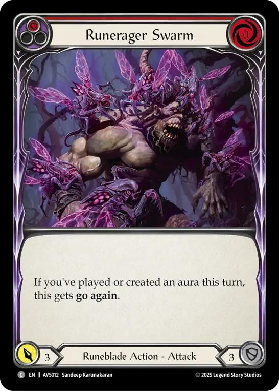 Runerager Swarm (Red) [AVS012] (Armory Deck: Legends Viserai) | Chromatic Games