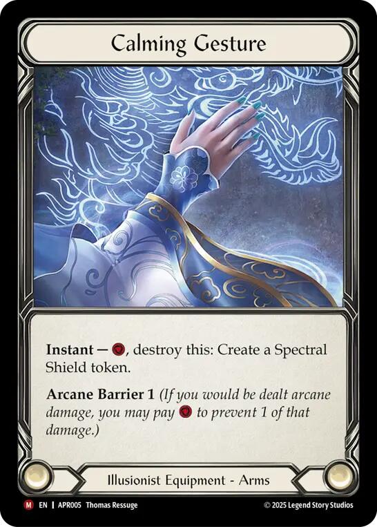 Calming Gesture [APR005] (Armory Deck: Legends Prism) | Chromatic Games