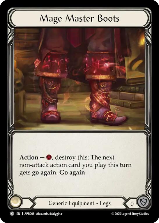 Mage Master Boots [APR006] (Armory Deck: Legends Prism) | Chromatic Games
