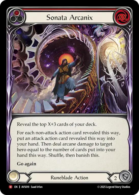 Sonata Arcanix (Red) [AVS019] (Armory Deck: Legends Viserai) | Chromatic Games