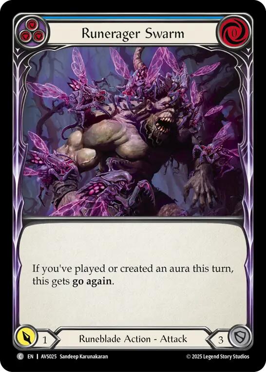 Runerager Swarm (Blue) [AVS025] (Armory Deck: Legends Viserai) | Chromatic Games