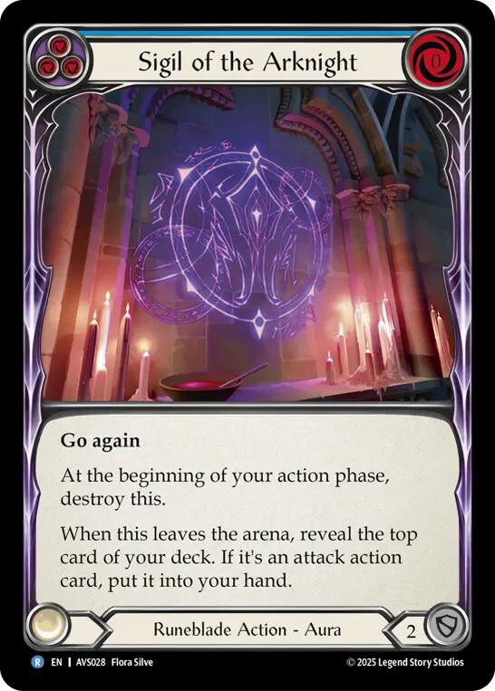 Sigil of the Arknight (Blue) [AVS028] (Armory Deck: Legends Viserai) | Chromatic Games