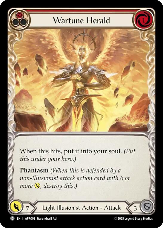 Wartune Herald (Red) [APR008] (Armory Deck: Legends Prism) | Chromatic Games