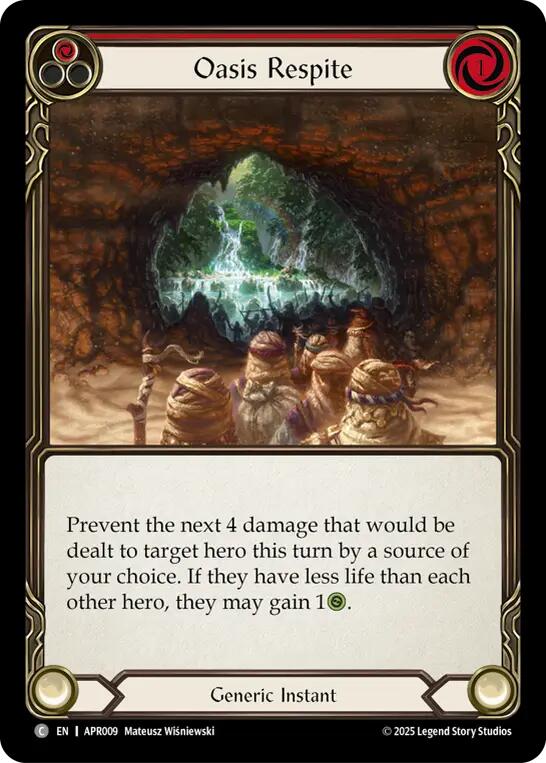 Oasis Respite (Red) [APR009] (Armory Deck: Legends Prism) | Chromatic Games