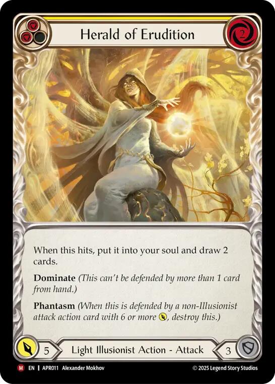 Herald of Erudition [APR011] (Armory Deck: Legends Prism) | Chromatic Games