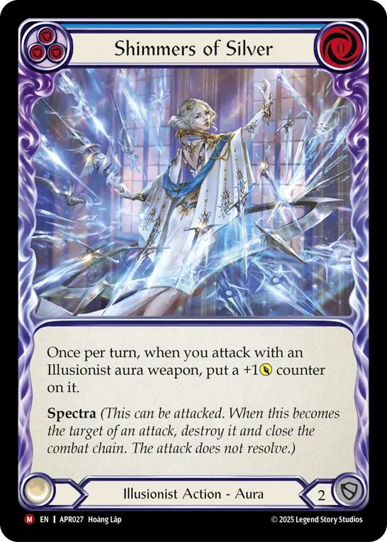Shimmers of Silver [APR027] (Armory Deck: Legends Prism) | Chromatic Games