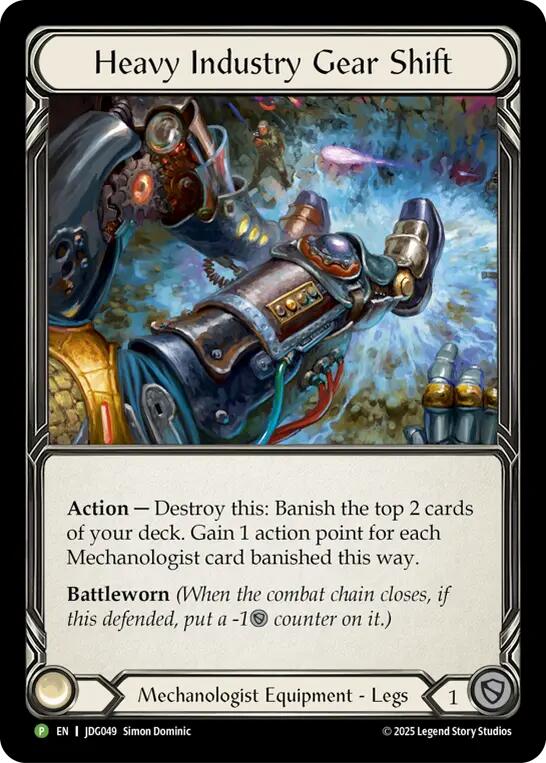 Heavy Industry Gear Shift [JDG049] (Promo)  Cold Foil | Chromatic Games