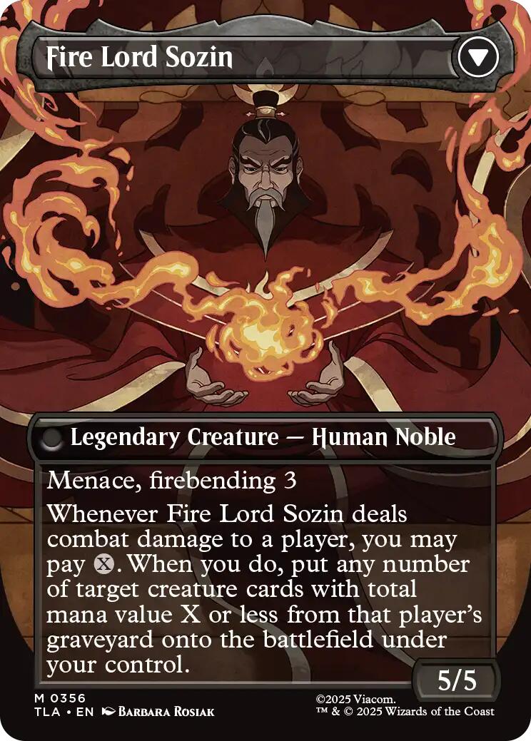 The Rise of Sozin (Borderless) [Avatar: The Last Airbender] | Chromatic Games