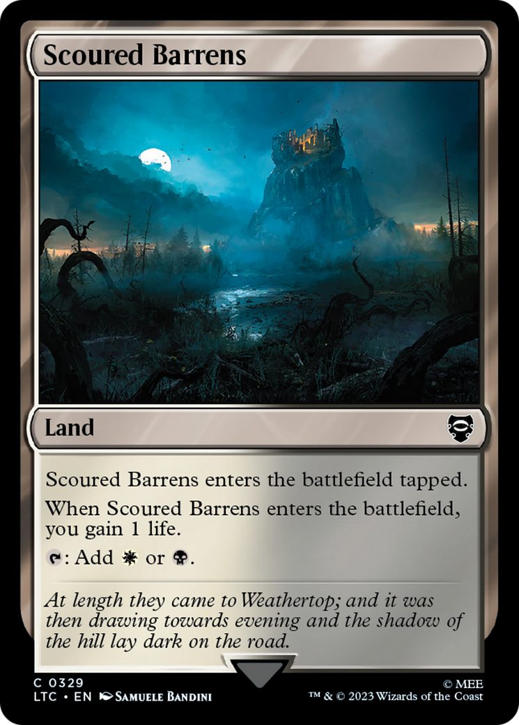 Scoured Barrens [The Lord of the Rings: Tales of Middle-Earth Commander] | Chromatic Games