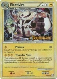 Electivire (20/102) (Staff Prerelease Promo) [HeartGold & SoulSilver: Black Star Promos] | Chromatic Games