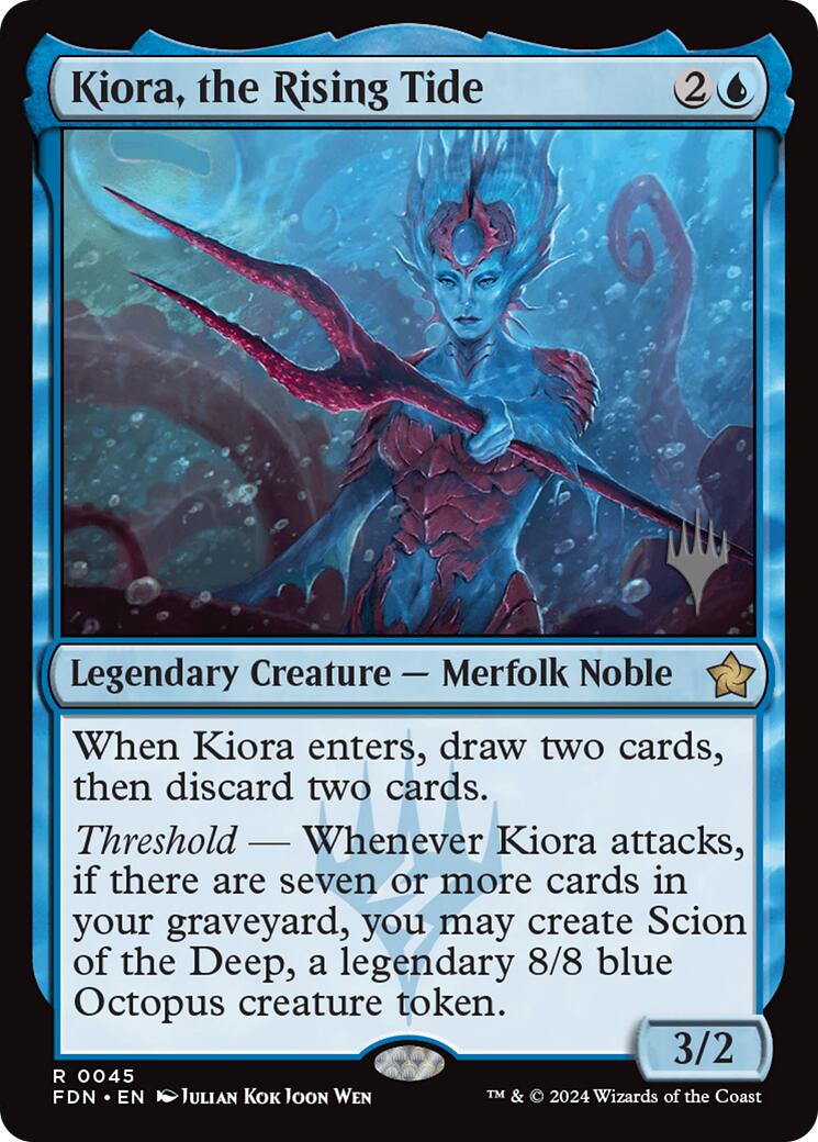 Kiora, the Rising Tide [Edge of Eternities Promo Pack] | Chromatic Games