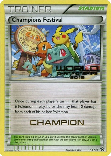 Champions Festival (XY176) (2016 Champion) [XY: Black Star Promos] | Chromatic Games