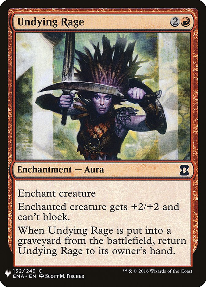 Undying Rage [Mystery Booster] | Chromatic Games