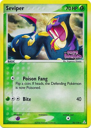 Seviper (32/110) (Stamped) [EX: Holon Phantoms] | Chromatic Games