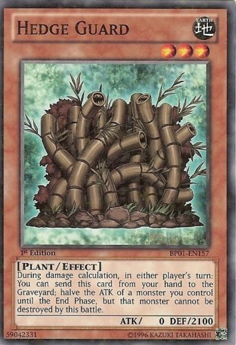 Hedge Guard [BP01-EN157] Starfoil Rare | Chromatic Games