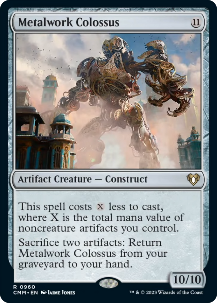 Metalwork Colossus [Commander Masters] | Chromatic Games