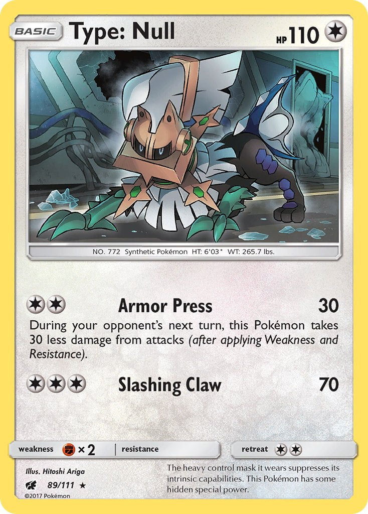 Type: Null (89/111) (Theme Deck Exclusive) [Sun & Moon: Crimson Invasion] | Chromatic Games