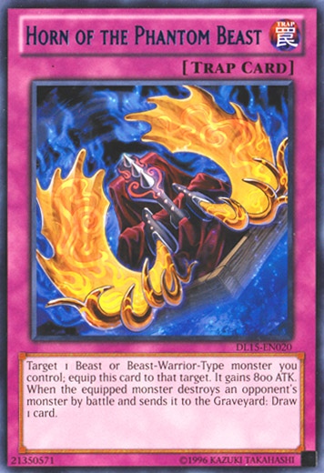Horn of the Phantom Beast (Blue) [DL15-EN020] Rare | Chromatic Games