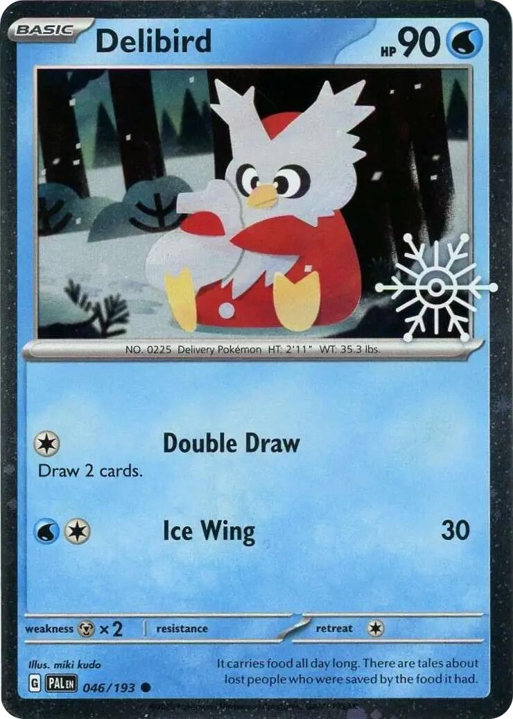 Delibird (046/193) (Holiday Calendar) [Miscellaneous Cards] | Chromatic Games