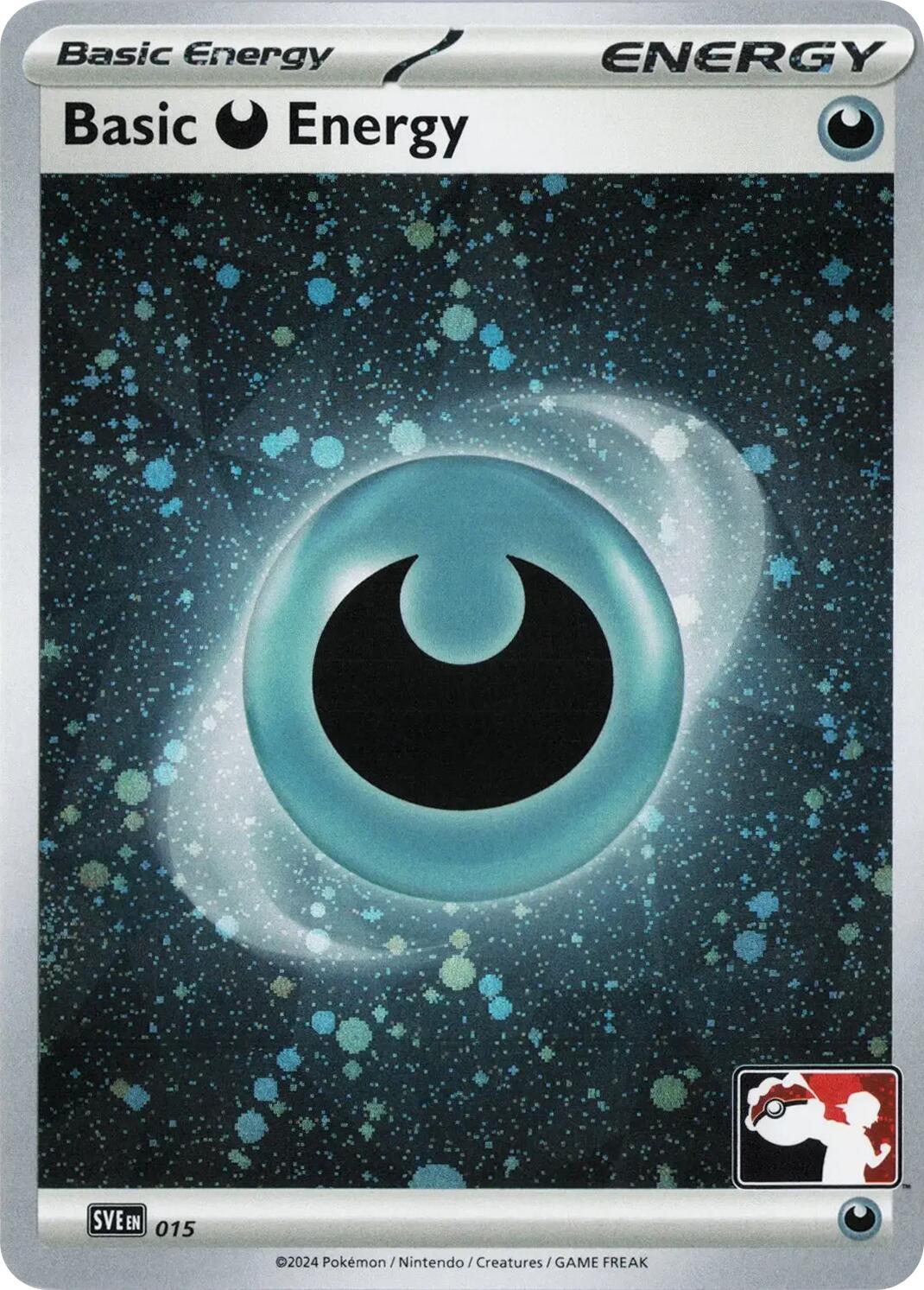 Basic Darkness Energy (015) (Cosmos Holo) [Prize Pack Series Seven] | Chromatic Games