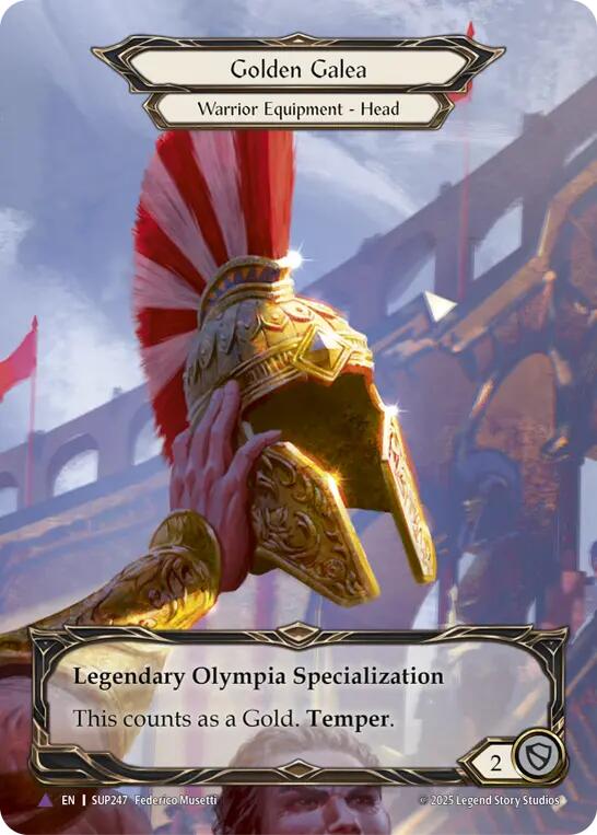 Golden Galea (Marvel) [SUP247] (Super Slam)  Cold Foil | Chromatic Games