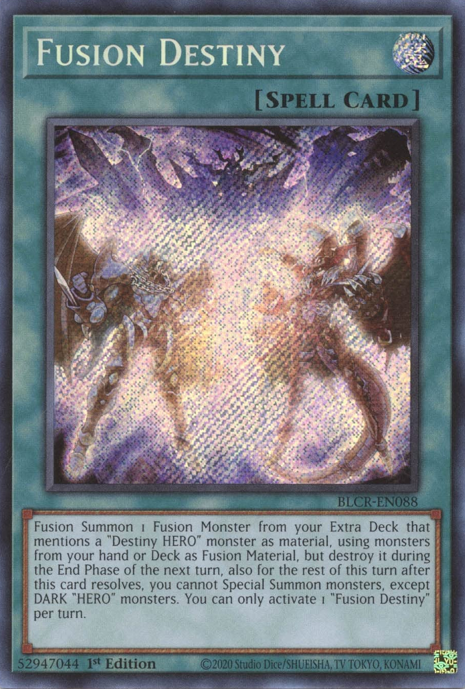 Fusion Destiny [BLCR-EN088] Secret Rare | Chromatic Games