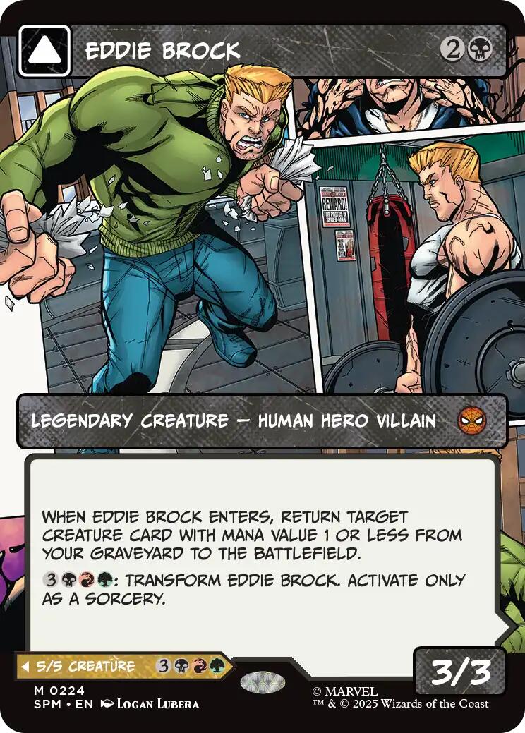 Eddie Brock (0224) (Borderless) [Marvel's Spider-Man] | Chromatic Games
