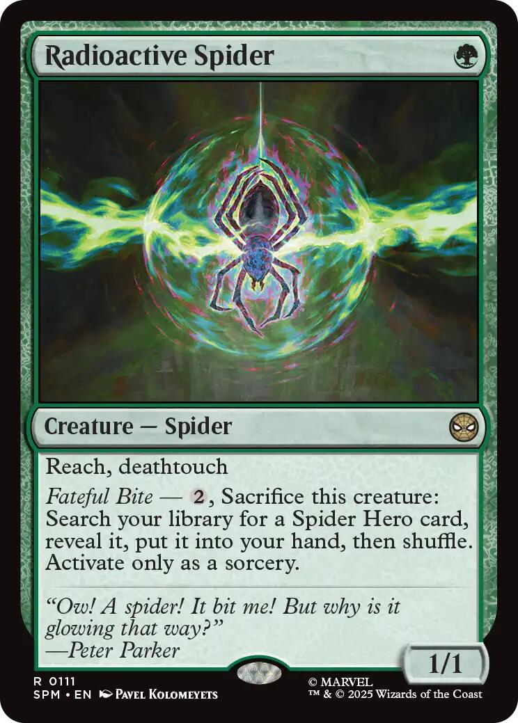 Radioactive Spider [Marvel's Spider-Man] | Chromatic Games